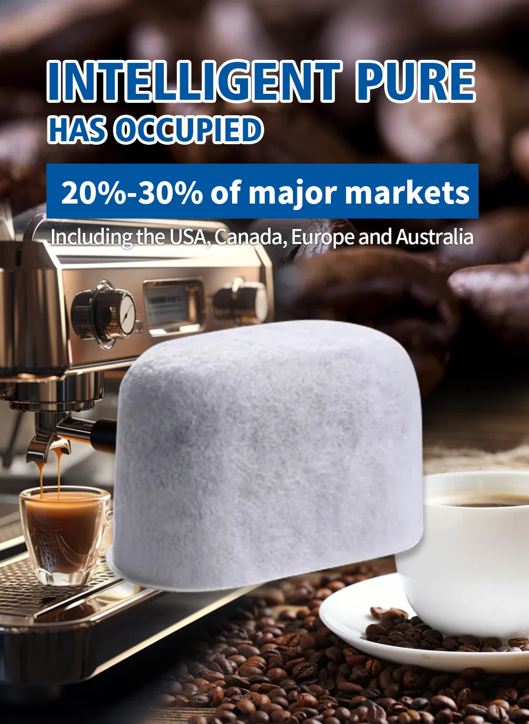Precio de f&aacute;brica al por mayor Uso de la casa 6 Pack Charcoal Cafetero Filtros de 